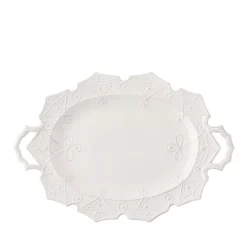 Best Pirce ❤️ Juliska Jardins Du Monde Whitewash Turkey Platter No Color 🔔