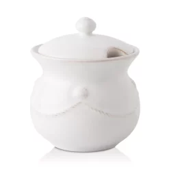 New ❤️ Juliska Berry & Thread Lidded Sugar Pot White 😀
