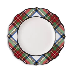 Cheap 🛒 Juliska Stewart Tartan Dessert/Salad Plate Red Tartan 🔔