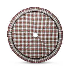 Discount ⌛ Juliska Stewart Tartan Silk Tree 👗 Skirt Red Tartan 🔥