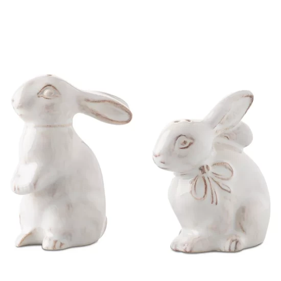 Brand new ๐ Juliska Clever Creatures Whitewash Bunny Salt & Pepper Set ๐ 5 Brand new ๐ Juliska Clever Creatures Whitewash Bunny Salt & Pepper Set ๐ - Image 3