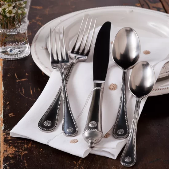 Cheap ๐ Juliska Berry & Thread Bright Satin 5 Piece Place Setting Silver ๐ฅ 3 Cheap ๐ Juliska Berry & Thread Bright Satin 5 Piece Place Setting Silver ๐ฅ - Image 2