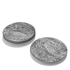 Brand new 😀 Juliska Firenze Noir Cocktail Plates, Set Of 4 - 150th Anniversary Exclusive Black/white 🎁 8 Brand new 😀 Juliska Firenze Noir Cocktail Plates, Set Of 4 - 150th Anniversary Exclusive Black/white 🎁 -Juliska Sales unnamed file 1417