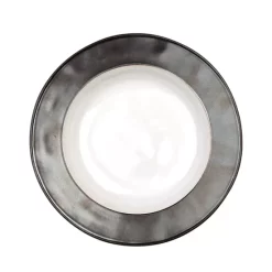 New 🤩 Juliska Emerson Pasta/Soup Bowl White/pewter 🌟
