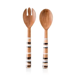 Promo 😍 Juliska Stonewood Stripe Salad Server Set 😉