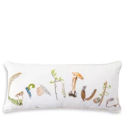 Discount 🤩 Juliska Forest Walk Gratitude Decorative Pillow, 12" X 27" Cafe Au La 👏