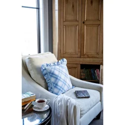 Coupon ✨ Juliska Tartan Chambray Pillow, 18" X 18" ❤️