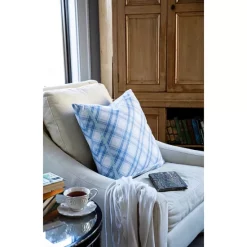 Budget 🔥 Juliska Tartan Chambray Pillow, 22" X 22" 🔔