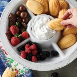 Top 10 🤩 Juliska Berry & Thread Melamine 15" Sectioned Server Whitewash 🎁 -Juliska Sales unnamed file 1654