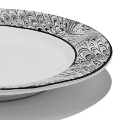 Outlet ✨ Juliska Firenze Noir Dessert Plate - 150th Anniversary Exclusive Black/white ⌛ -Juliska Sales unnamed file 1671