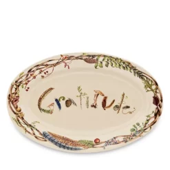 Hot Sale ⭐ Juliska Forest Walk Gratitude 15" Platter Cafe Au La 🎉