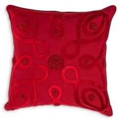 Best deal 🛒 Juliska Berry & Thread Ruby Pillow, 22" X 22" 😉