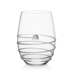 Best Pirce 💯 Juliska Amalia Balloon Stemless White Wine Glass Clear 👍