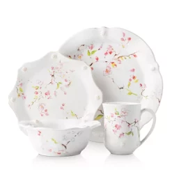 Flash Sale 🧨 Juliska Berry & Thread Floral Sketch Dinnerware Cherry Blossom ⭐