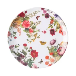 New ๐ Juliska Field Of Flowers Melamine Dinner Plate Multi ๐