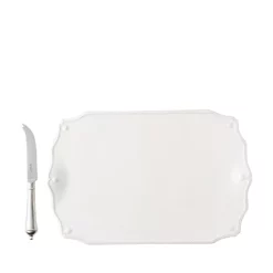 Best Pirce 👏 Juliska Berry & Thread 15" Serving Board With Knife Whitewash 👍
