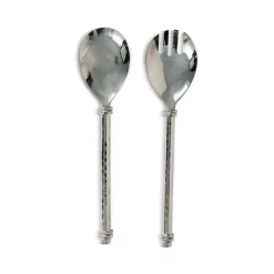 Brand new 👍 Juliska Graham Sterling Silver Salad Servers, Set Of 2 Silver Metal 🧨