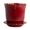 Best Sale 😉 Juliska Berry & Thread 7" Planter With Saucer Ruby 🎉 -Juliska Sales unnamed file 473