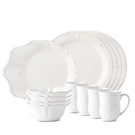 Cheap 💯 Juliska Berry & Thread 16 Piece Dinnerware Set, Service For 4 Whitewash 💯 4 Cheap 💯 Juliska Berry & Thread 16 Piece Dinnerware Set, Service For 4 Whitewash 💯 - Image 2