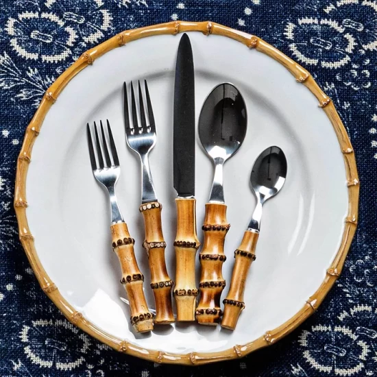 Deals π₯° Juliska Natural Bamboo 5-Piece Place Setting βοΈ 4 Deals π₯° Juliska Natural Bamboo 5-Piece Place Setting βοΈ - Image 2