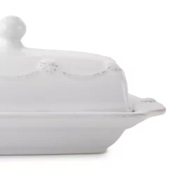 New ⌛ Juliska Berry & Thread Covered Butter Dish White ✨ -Juliska Sales unnamed file 563