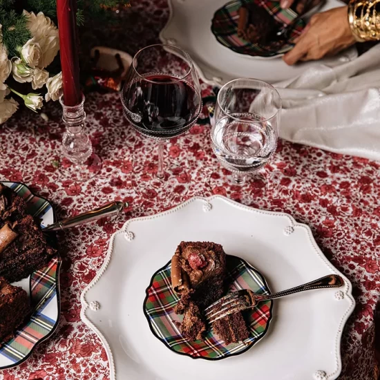 Best deal π Juliska Stewart Tartan Cocktail Plates, Assorted Set Of 4 Red Tartan π₯ 4 Best deal π Juliska Stewart Tartan Cocktail Plates, Assorted Set Of 4 Red Tartan π₯ - Image 2