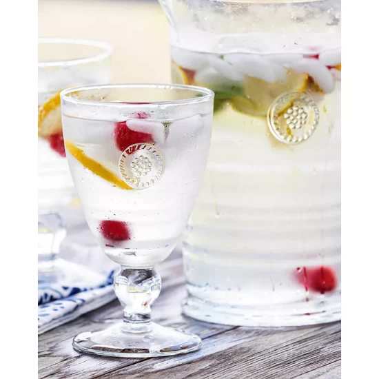 Cheapest ๐ Juliska Berry & Thread Clear Footed Goblet ๐ 4 Cheapest ๐ Juliska Berry & Thread Clear Footed Goblet ๐ - Image 2
