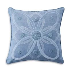 Best Pirce 🛒 Juliska Berry & Thread Decorative Pillow, 18" X 18" Chambray 🛒