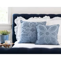 Best Pirce 🛒 Juliska Berry & Thread Decorative Pillow, 18" X 18" Chambray 🛒 -Juliska Sales unnamed file 748