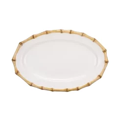 Promo 🥰 Juliska Classic Bamboo 16" Platter Natural ✔️