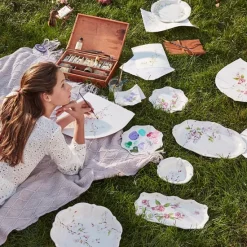 Budget 😀 Juliska Berry & Thread Floral Sketch Dessert/Salad Plates, Set Of 4 Multi 🎉 -Juliska Sales unnamed file 834