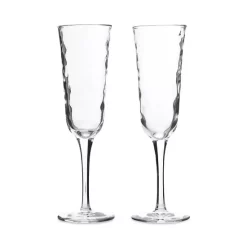 Outlet 🧨 Juliska Puro Toasting Flutes, Set Of 2 Clear ⭐