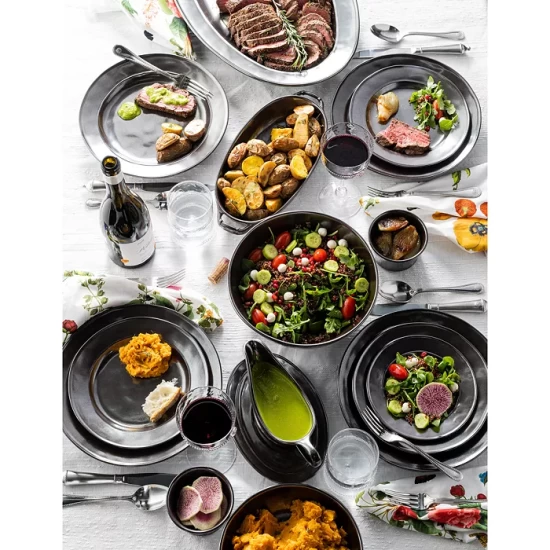 Best Sale π Juliska Pewter Stoneware Dinner Plate π 6 Best Sale π Juliska Pewter Stoneware Dinner Plate π - Image 4