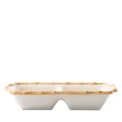 Outlet 🧨 Juliska Bamboo Two Section Server Bamboo Natural 🎁