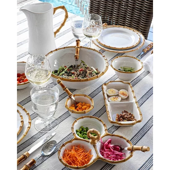 Outlet ๐งจ Juliska Bamboo Two Section Server Bamboo Natural ๐ 4 Outlet ๐งจ Juliska Bamboo Two Section Server Bamboo Natural ๐ - Image 2