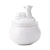 Best Sale ❤️ Juliska Henri Lamb Lidded Jar Whitewash 😉