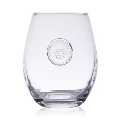 Flash Sale ❤️ Juliska Berry & Thread Glassware Stemless White Wine Glass Clear 🥰